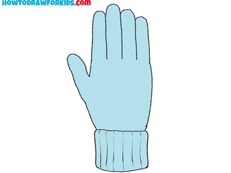 glove easy to draw.